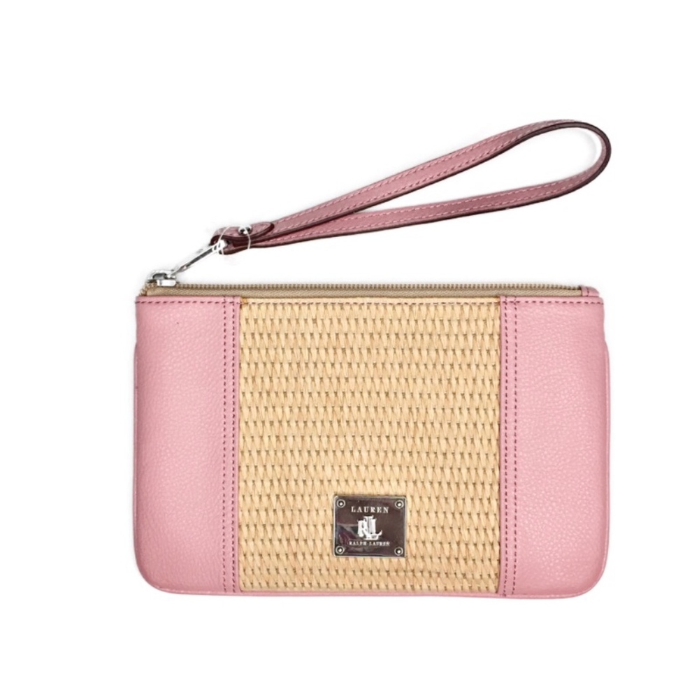 Ralph Lauren pink wristlet